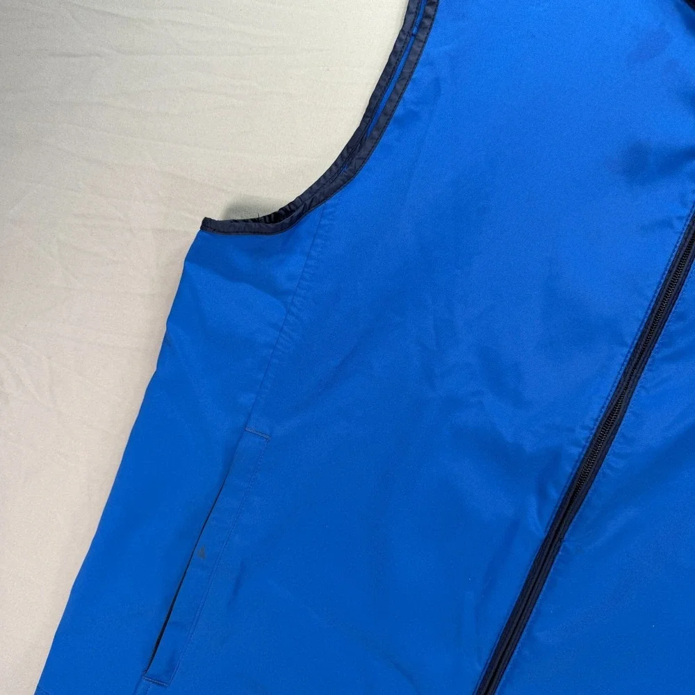 Polo Ralph Lauren Vest Mens Large Blue Full Zip Performance Golf Lightweight